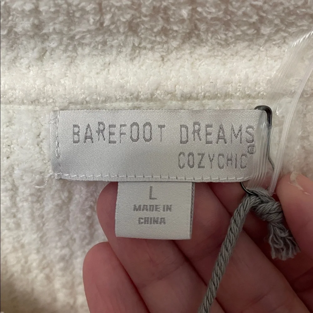 Barefoot Dreams CozyChic Cord Ribbed Pullover Large